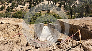 Construction - Highway bridge assembly