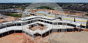 construction of the highway and subway line