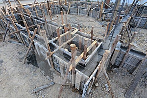 Construction house, reinforcement metal framework