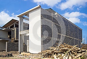 Construction of housing in suburb