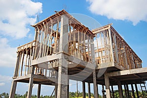 Construction of housing in a suburb