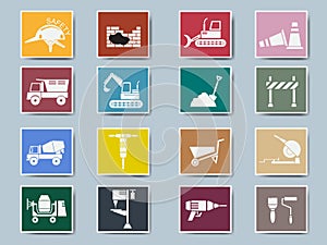Construction Icon Set Vector Illustration