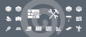 Construction icons set 05