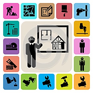 Construction Icons set