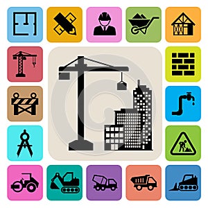 Construction Icons set