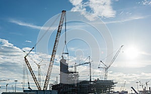 Construction Industry oil rig refinery working site