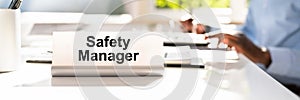 Construction Industry Safety Management Job Concept