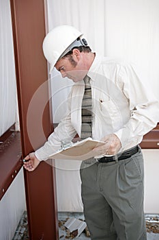 Construction Inspector at Work