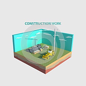 Construction isomatric design