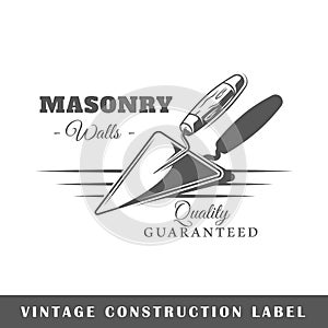 Construction label template