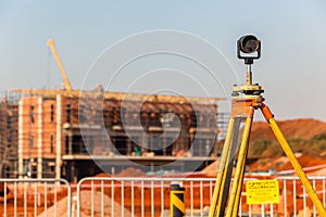 Construction Land Surveying Scope Tripod photo