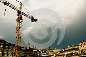 Construction in Lausanne