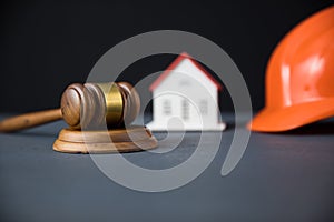 Construction law. concept image