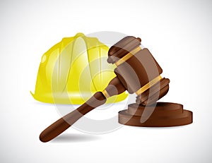 Construction law illustration design
