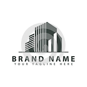 construction logo creative design, building logo vector. eps6