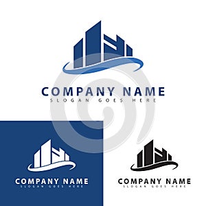 construction logo creative design, building logo vector. eps7