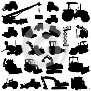 Construction machine vector