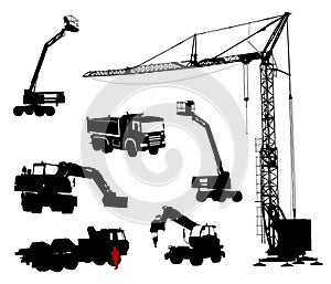 Construction machinery.