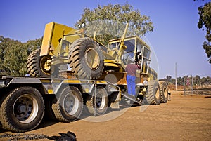 Construction machinery photo