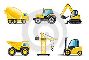 Construction machines photo