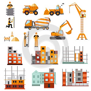 Construction Machines Set