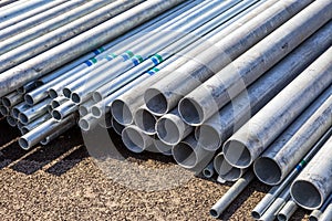 Construction material steel tube