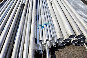 Construction material steel tube