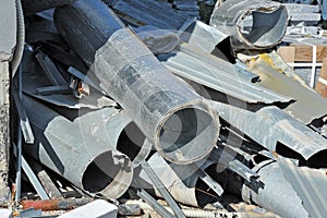 Construction material waste