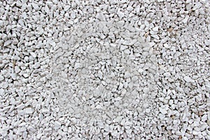 Construction materials. Horizontal photo of gravel