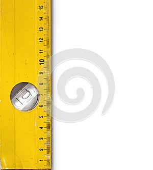 Construction measuring ruler