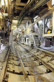 Construction of metro photo