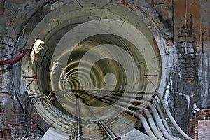Construction of metro photo