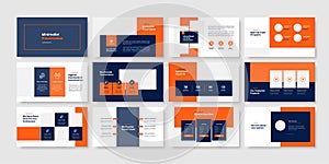 Construction minimal slides presentation template