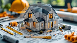 Construction Model with Work in Progress