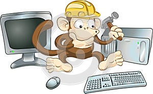 Construction monkey