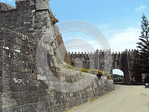 Monterreal Castle is a castle in Ria de Vigo and the valley of Minor, Galicia, Spain. photo