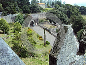 Monterreal Castle is a castle in Ria de Vigo and the valley of Minor, Galicia, Spain. photo