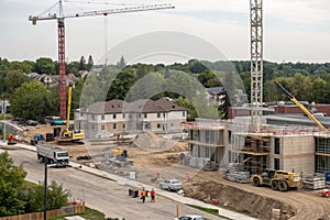 Condo construction in Maple, Vaughan