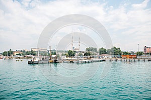 Construction of a new dock and a seaport for the transport of people and goods in Istanbul in Turkey.