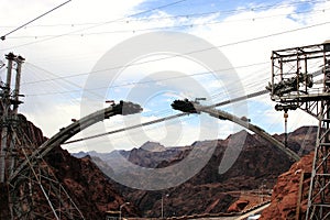 Construction of New Hoover Dam Bridge Bypass