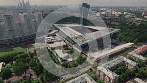 The construction of a new, modern stadium for the football team `CSKA`