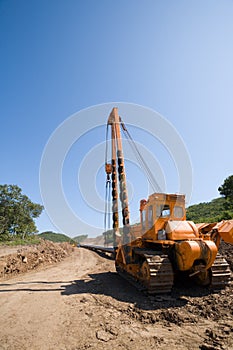Construction of a new oil pipeline