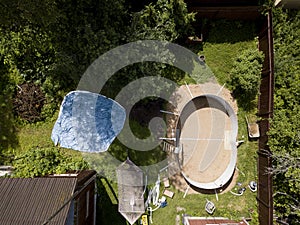 Construction of a new outdoor swimming pool