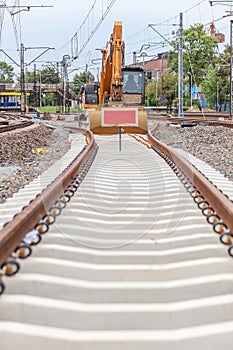 Construction of a new railway line