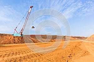 Construction New Road Earthworks Landscape photo