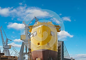 The construction of a new ship