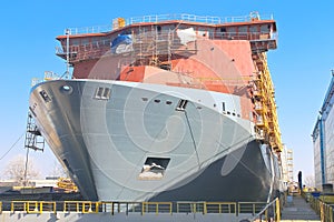 The construction of a new ship