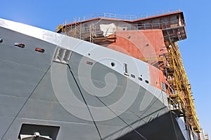 The construction of a new ship