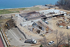 Construction of new subdivision.