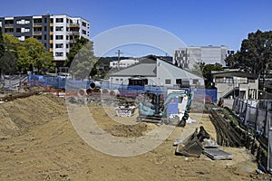 Construction on new Units in Gosford at 56-58 Beane St. November 15, 2020. Part of a Series